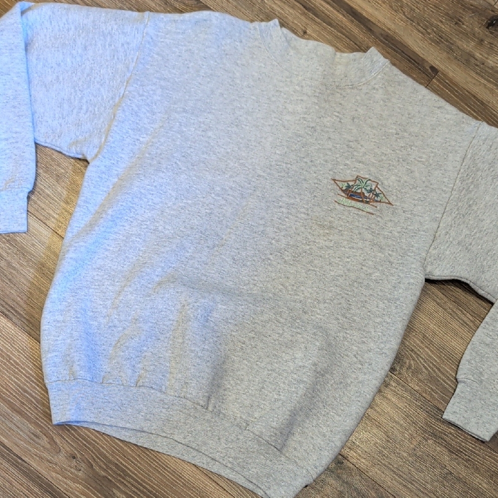 Tultex Light Gray Crewneck Sweater